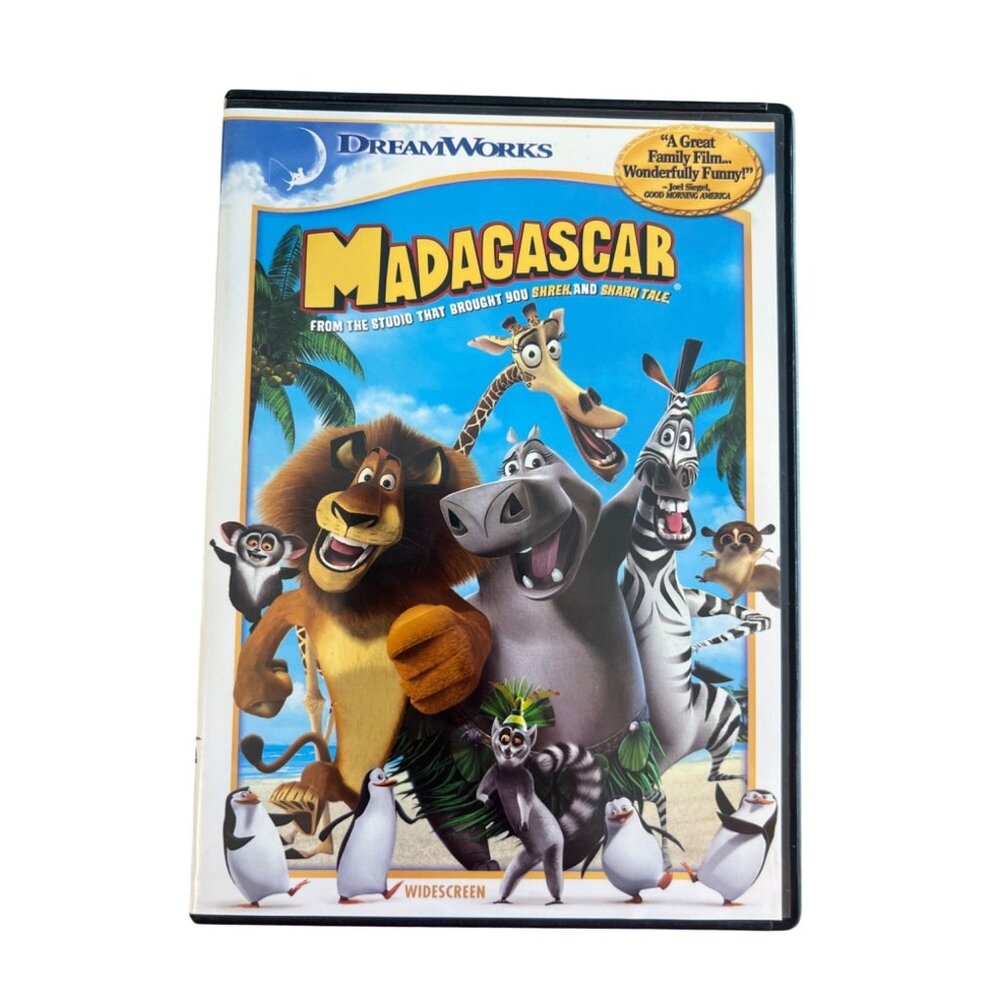 Madagascar DVD 2005 Family Animation Ben Stiller Chris Rock DreamWorks Pre-Owned